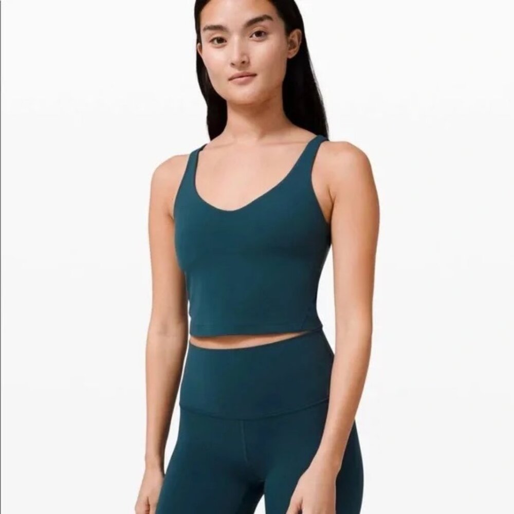 RARE submarine Align cropped tank top, size 10